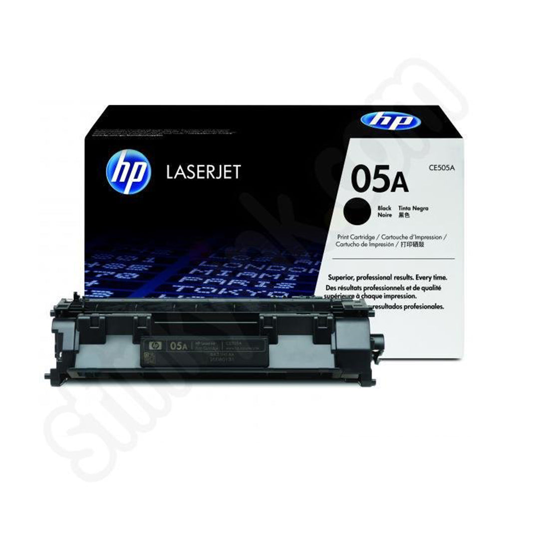HP 05A (CE505A) Toner Cartridge for HP LaserJet P2035, P2035n, P2055d, P2055dn, P2055x Printers. Hp05A