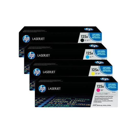 HP 125A Toner Cartridge for HP Color LaserJet CP1215, CP1515n, CP1518ni, CM1312 MFP Printers. HP125A.