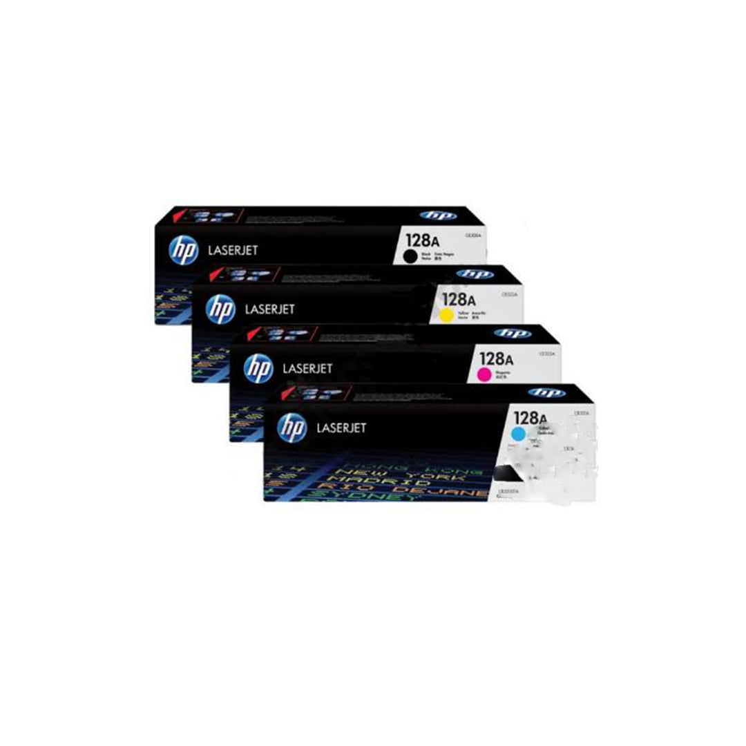 HP 128A Toner Cartridge for HP Color LaserJet Pro CM1415fn, CM1415fnw, CP1525n, CP1525nw Printers. HP128A.