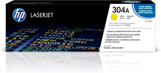 HP 304A Toner Cartridge for HP Color LaserJet CP2025, CM2320 Series Printers. HP304A