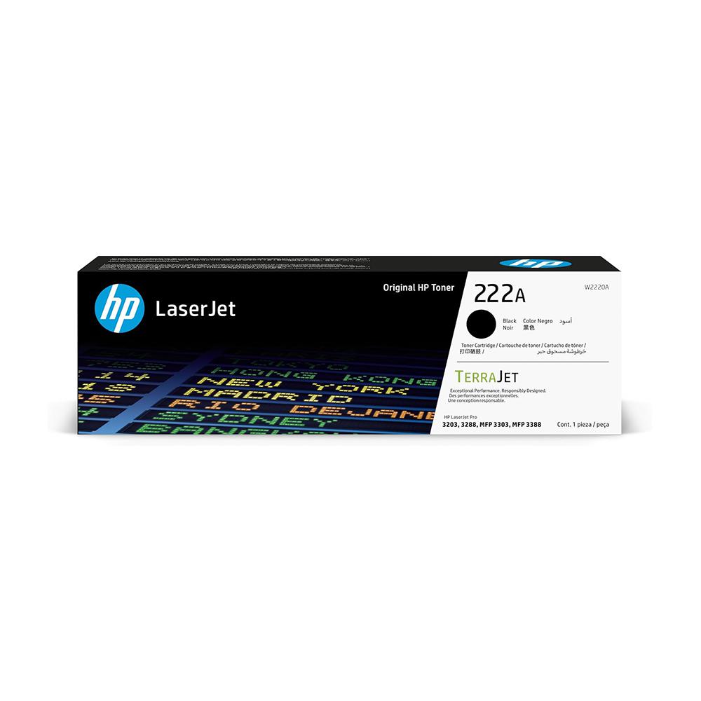 HP 222A Toner Cartridge for HP Color LaserJet Pro 3203dn, 3203dw, MFP 3303fdw, 3303sdw Printers. HP22AA.