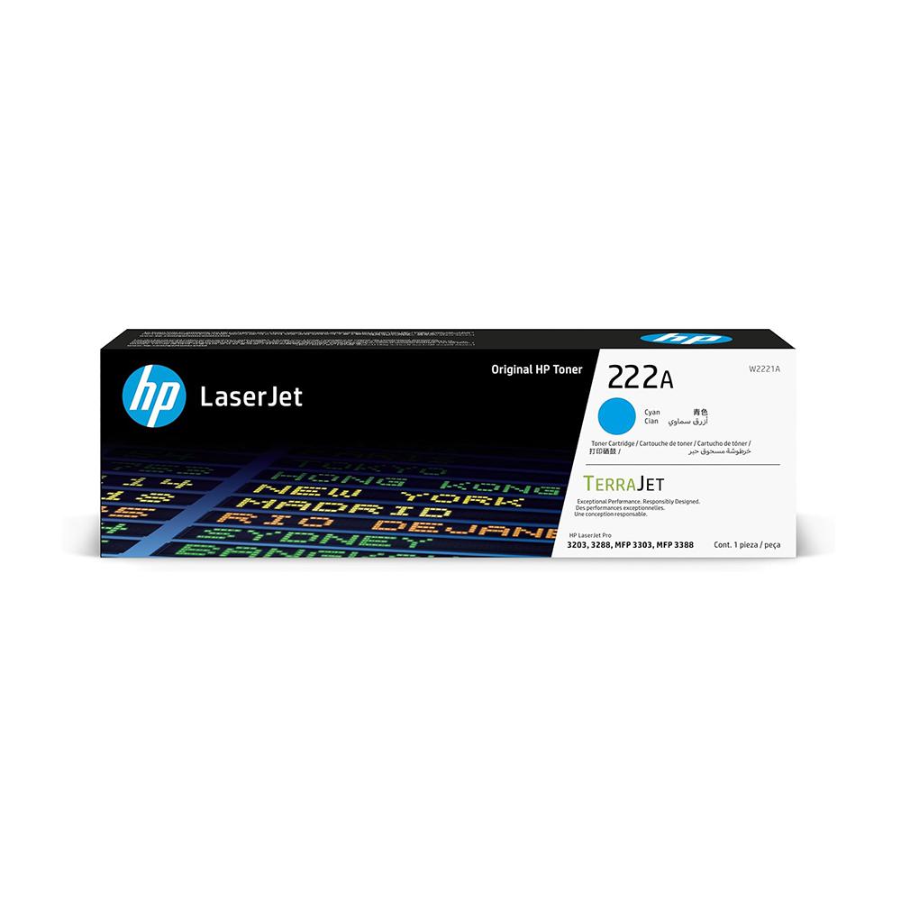 HP 222A Toner Cartridge for HP Color LaserJet Pro 3203dn, 3203dw, MFP 3303fdw, 3303sdw Printers. HP22AA.
