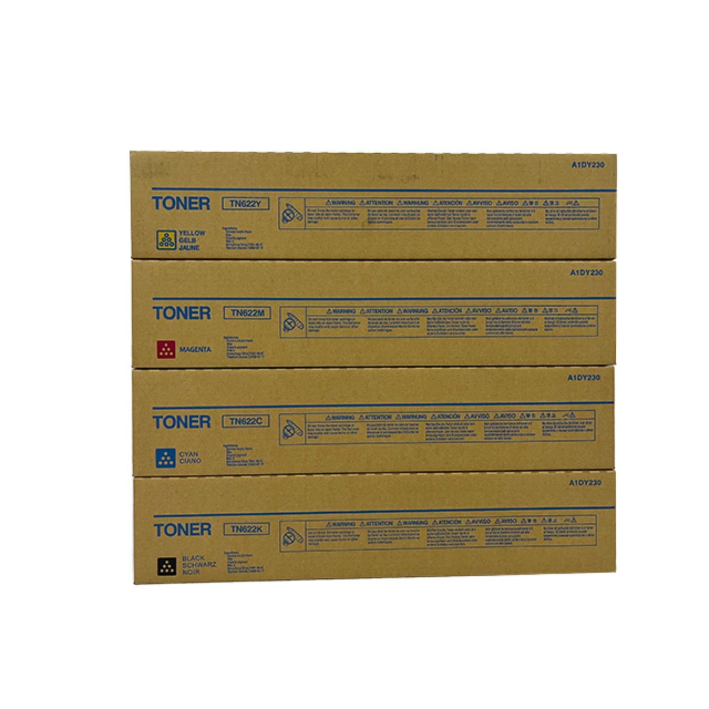 Konica Minolta TN622 Toner Cartridge (TN622K, TN622C, TN622M, TN622Y) for AccurioPress C6085, C6100, C1085 &amp; C1100 Series