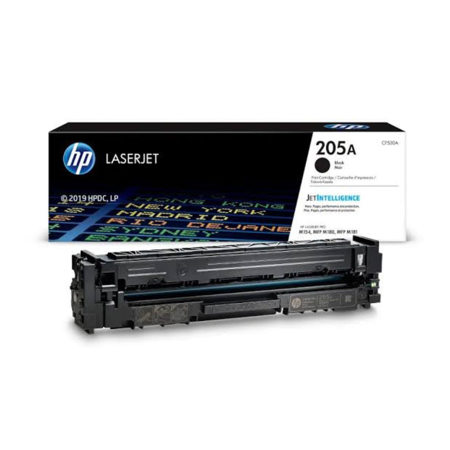 HP 205A Toner Cartridge (CF530A, CF531A, CF532A, CF533A) for HP Color LaserJet Pro M154 & MFP M180/M181 Series Printers