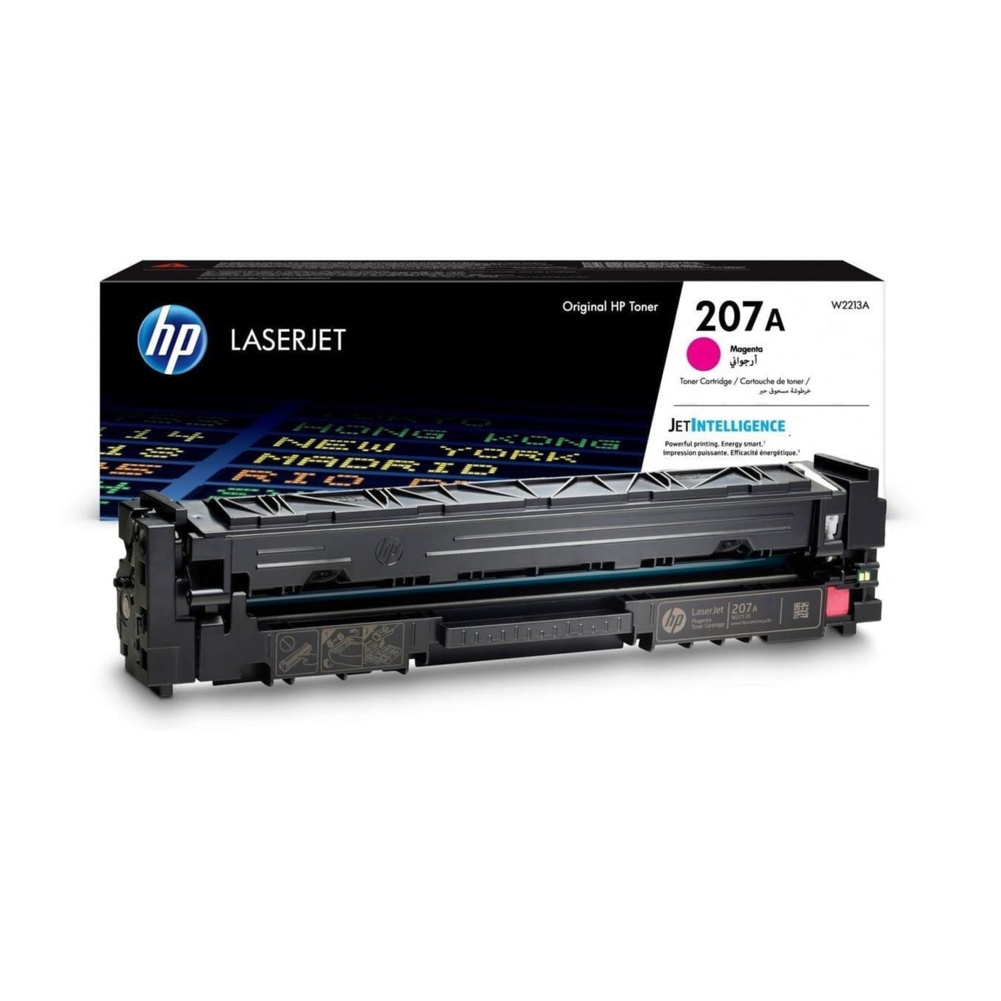 HP 207A Toner Cartridge (W2210A, W2211A, W2212A, W2213A) for HP Color LaserJet Pro M255 & MFP M282/M283 Series Printers.