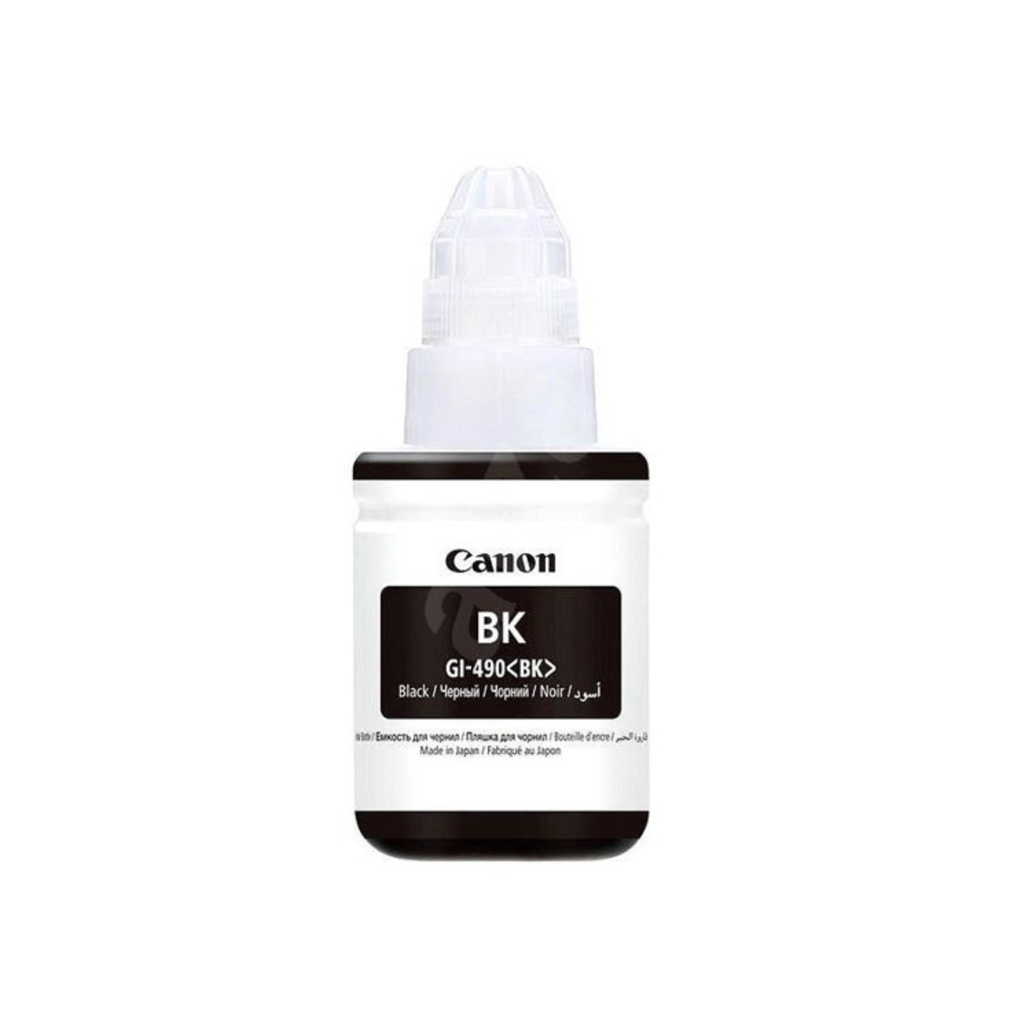 Canon GI-490 Original Ink Bottles (GI-490BK, GI-490C, GI-490M, GI-490Y) for Canon PIXMA G-Series Printers