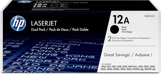HP 12A Toner Cartridge (Q2612A) for HP LaserJet 1010, 1020, 3050 and M1005 Series Printers