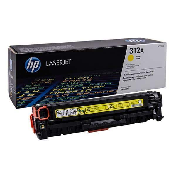 HP 312A Toner Cartridge (CF380A, CF381A, CF382A, CF383A) for HP Color LaserJet Pro M476 Series Printers