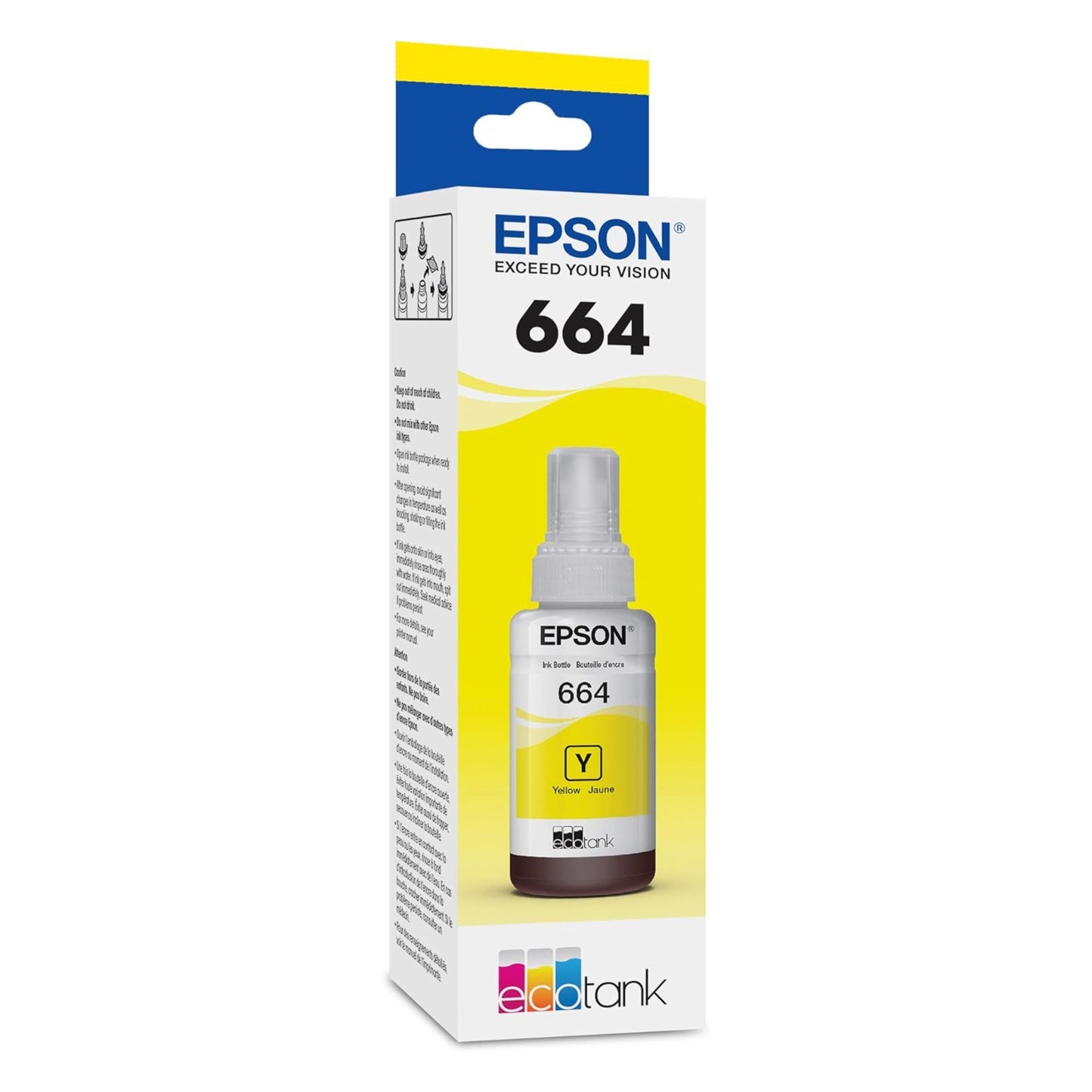 Epson 664 Original Ink BOX for Epson EcoTank L100, L110, L120, L200, L210, L220, L300, L350, L355, L365, L455, L550, L555 Series Printers