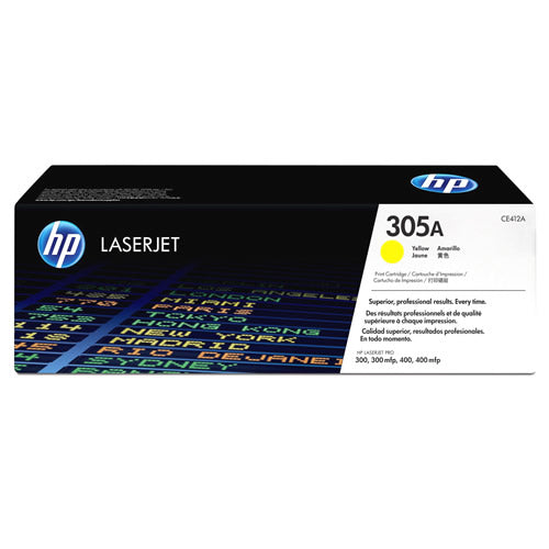 HP 305A Toner Cartridge (CE410A, CE411A, CE412A, CE413A) for HP LaserJet Pro 300 & 400 Color Series Printers