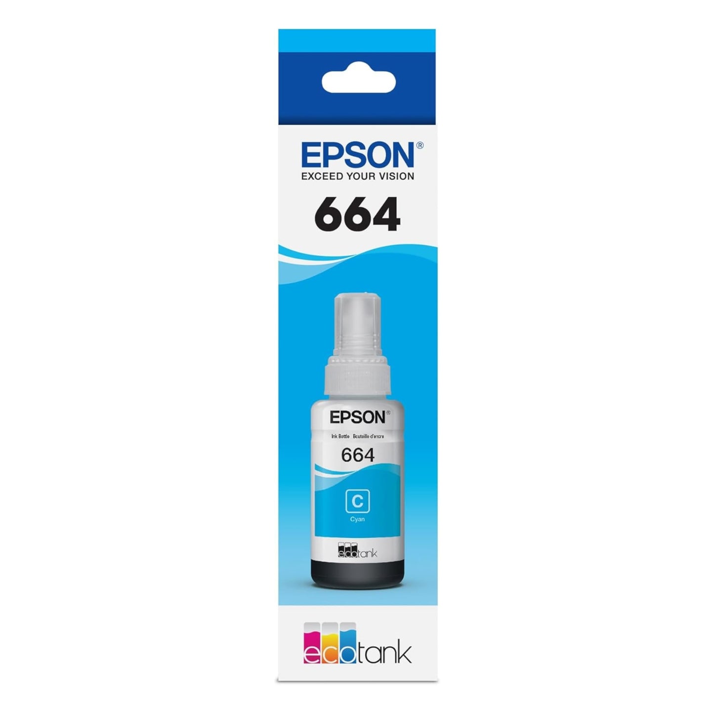 Epson 664 Original Ink BOX for Epson EcoTank L100, L110, L120, L200, L210, L220, L300, L350, L355, L365, L455, L550, L555 Series Printers