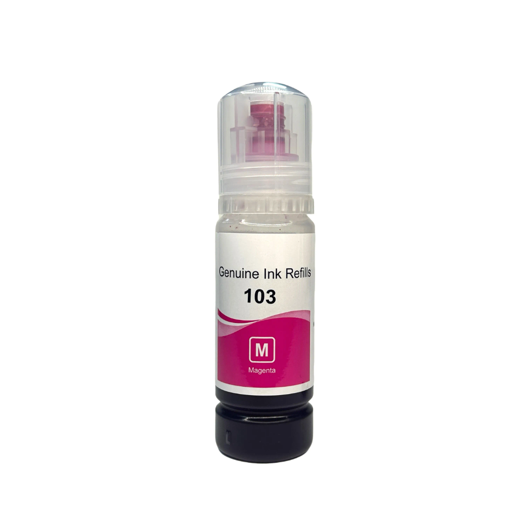 The Epson 103 Original Ink Bottle is a genuine Epson ink