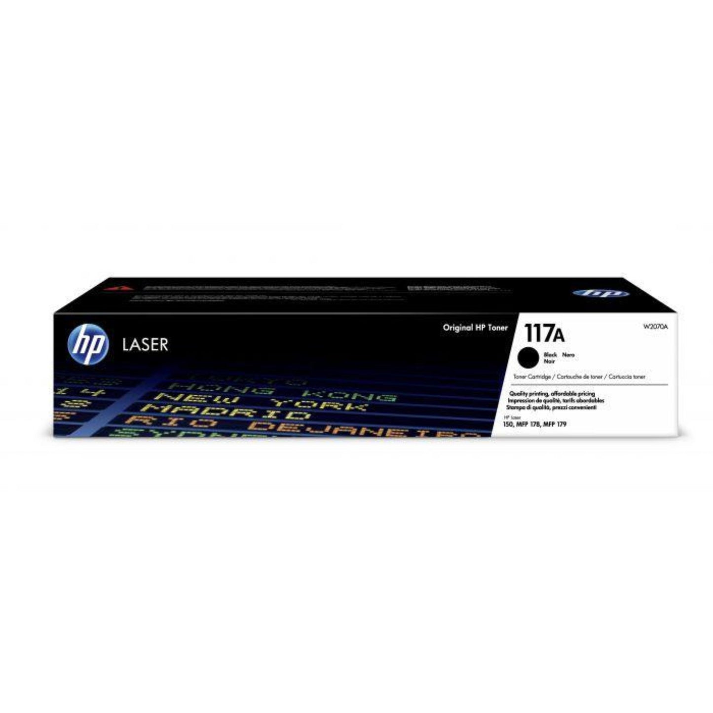 HP 117A Toner Cartridge (W2070A, W2071A, W2072A, W2073A) for HP Color Laser 150 & HP Color Laser MFP 178/179 Series Printers