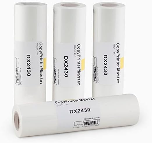 Ricoh DX2430 Master Roll for Ricoh Priport DX2330, DX2430, DX2433 Digital Duplicators.