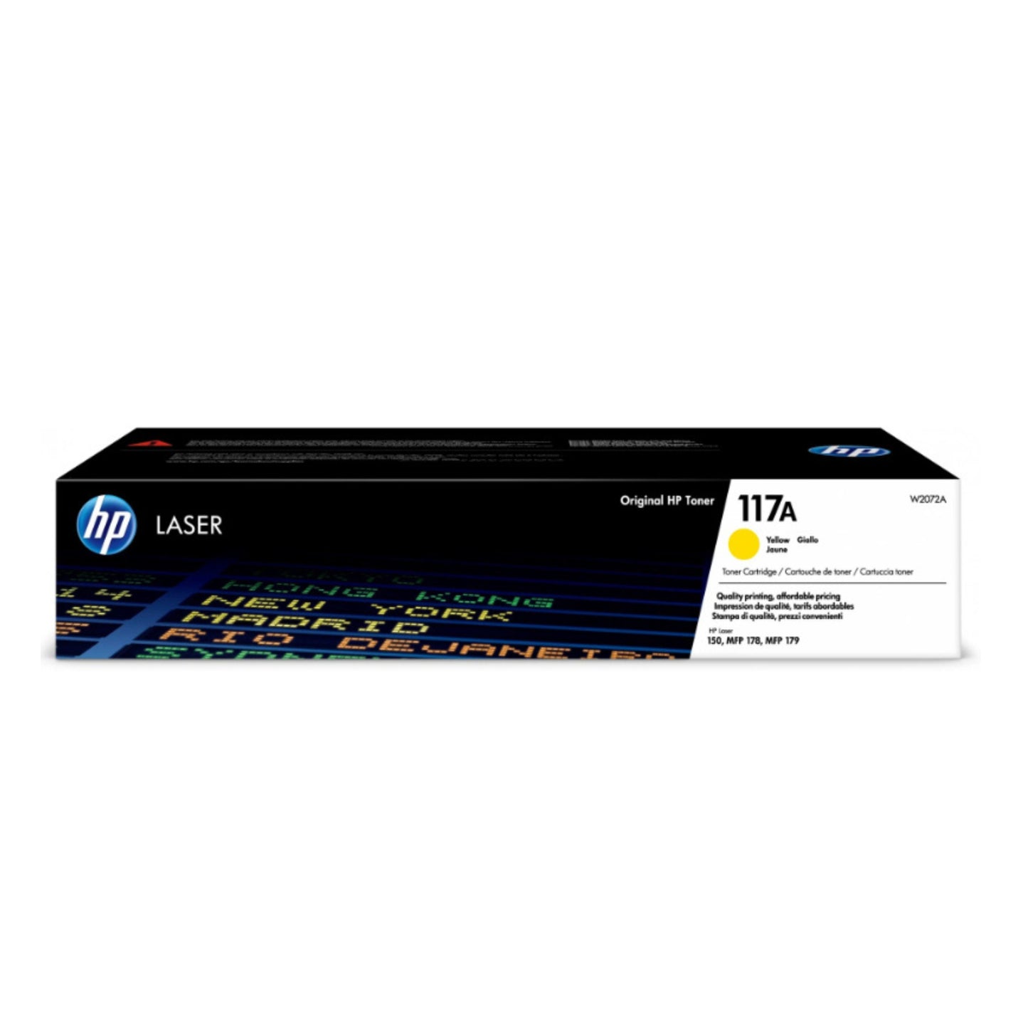 HP 117A Toner Cartridge (W2070A, W2071A, W2072A, W2073A) for HP Color Laser 150 & HP Color Laser MFP 178/179 Series Printers