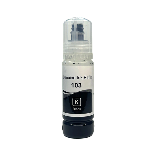 The Epson 103 Original Ink Bottle is a genuine Epson ink
