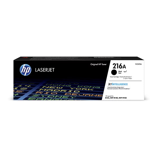 HP 216A Toner Cartridge (W2410A, W2411A, W2412A, W2413A) for HP Color Laser 150, MFP 178 & MFP 179 Series Printers.