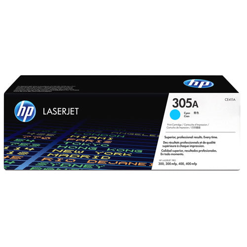 HP 305A Toner Cartridge (CE410A, CE411A, CE412A, CE413A) for HP LaserJet Pro 300 & 400 Color Series Printers