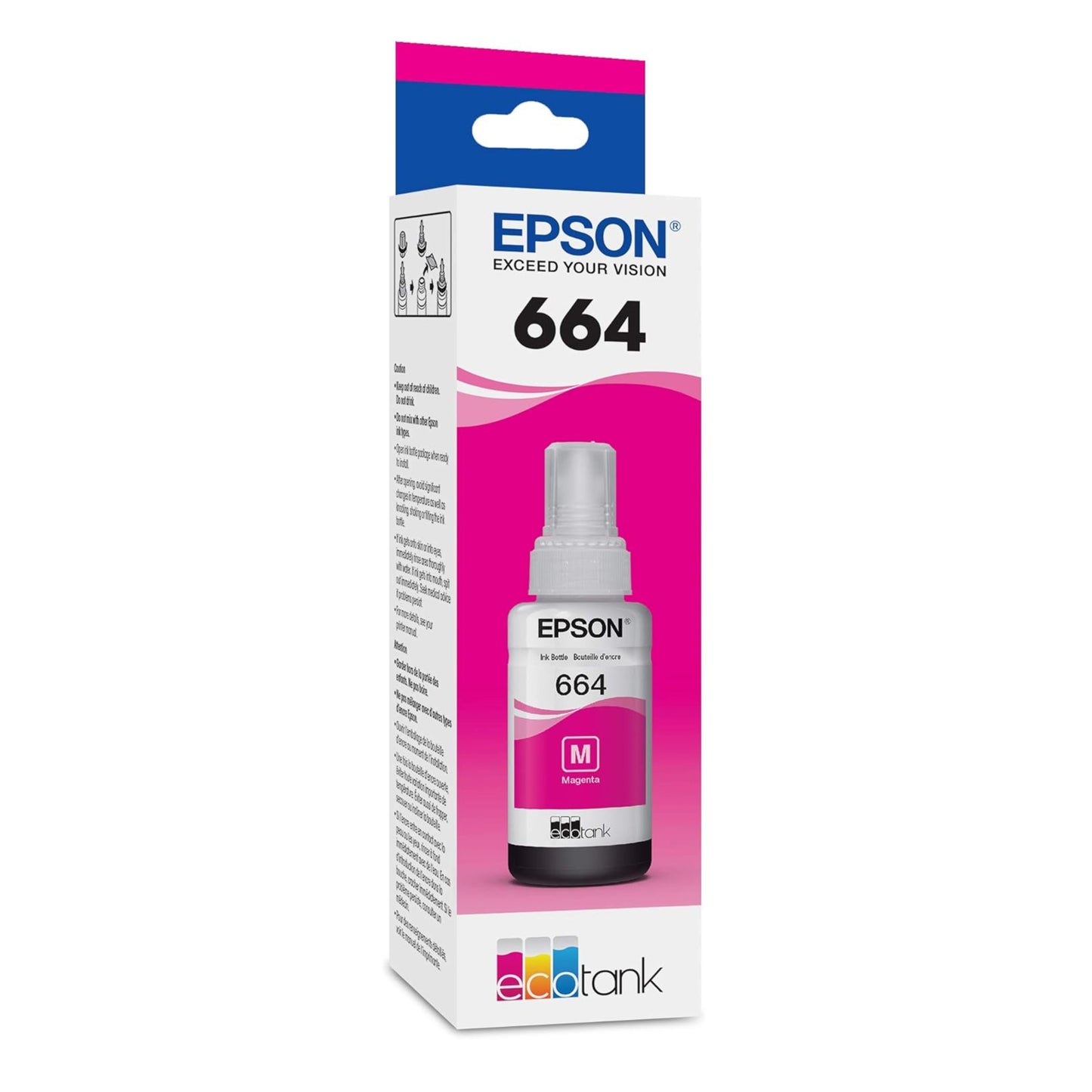 Epson 664 Original Ink BOX for Epson EcoTank L100, L110, L120, L200, L210, L220, L300, L350, L355, L365, L455, L550, L555 Series Printers