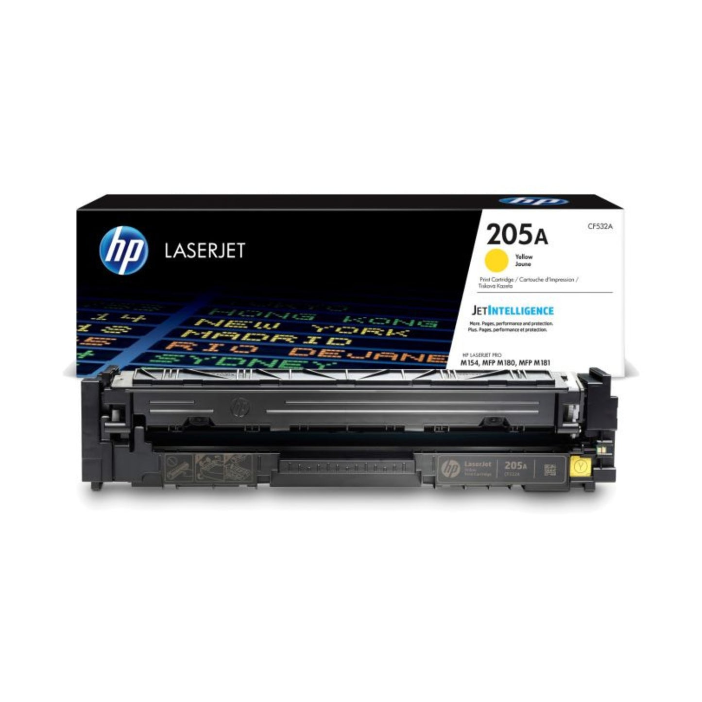 HP 205A Toner Cartridge (CF530A, CF531A, CF532A, CF533A) for HP Color LaserJet Pro M154 & MFP M180/M181 Series Printers