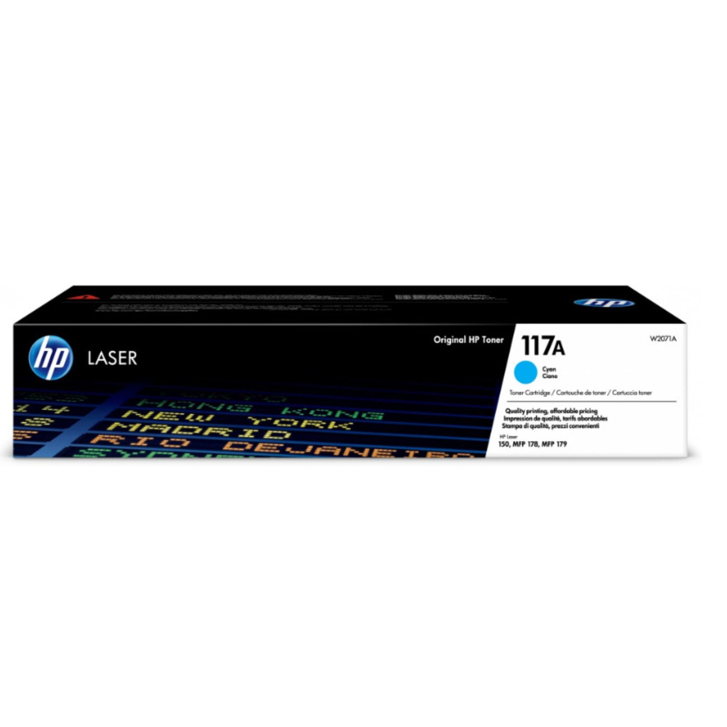 HP 117A Toner Cartridge (W2070A, W2071A, W2072A, W2073A) for HP Color Laser 150 & HP Color Laser MFP 178/179 Series Printers